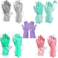 silicone Hand Gloves for dish washing kitchen Bathroom Car cleaning Great for Washing Dish, Car, Bathroom