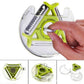 Royal 3 in 1 Movable Compact Slicer Rotary Multi-Functional Peeler, Suitable for Vegetable and Fruit, with Serrated Blade + Straight Julian Stainless Steel, Anti-Slip Handle Design, Slicer Kitchen