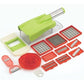 Krishiv 12 in 1 Multipurpose Chopper, Fruits & Vegetable Cutters, Grater Peeler Chipser, Unbreakable Food Grade Body, Easy Push to Clean Button Slicer Dicer, Chopper for Kitchen