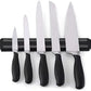 33cm Magnetic Knife Bar, Magnetic Knife Storage Strip, Magnet Kitchen Knife Holder, Knife Rack Strip Patti 13 Inch (Black)
