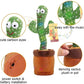Dancing Cactus Talking Toy, Cactus Plush Rechargeable Toy, Wriggle & Singing Recording Repeat What You Say Funny Education Toys for Babies Children Playing, Home Decorate