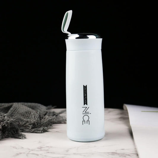 (Pack of 2, Multicolor, Plastic water bottle) MULTICOLOUR Nice Water Bottle Inner Liner With Plastic Shell Bottles 400 ml Bottle