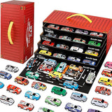 GITGRNTH 48 Pcs Pull Back Car Set for Kids with Storage Container Box | Mini Racing Toy Cars for Learning & Play | Friction Powered Toy Vehicles for Boys & Girls Age 3+