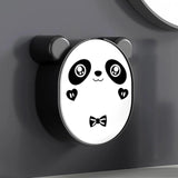 NEXTGEN Plastic Cute Panda Soap Box – Wall Mounted Flip-Top Drain Soap Case | No Drilling, Waterproof Bathroom Storage Box for Soap, Towels & More