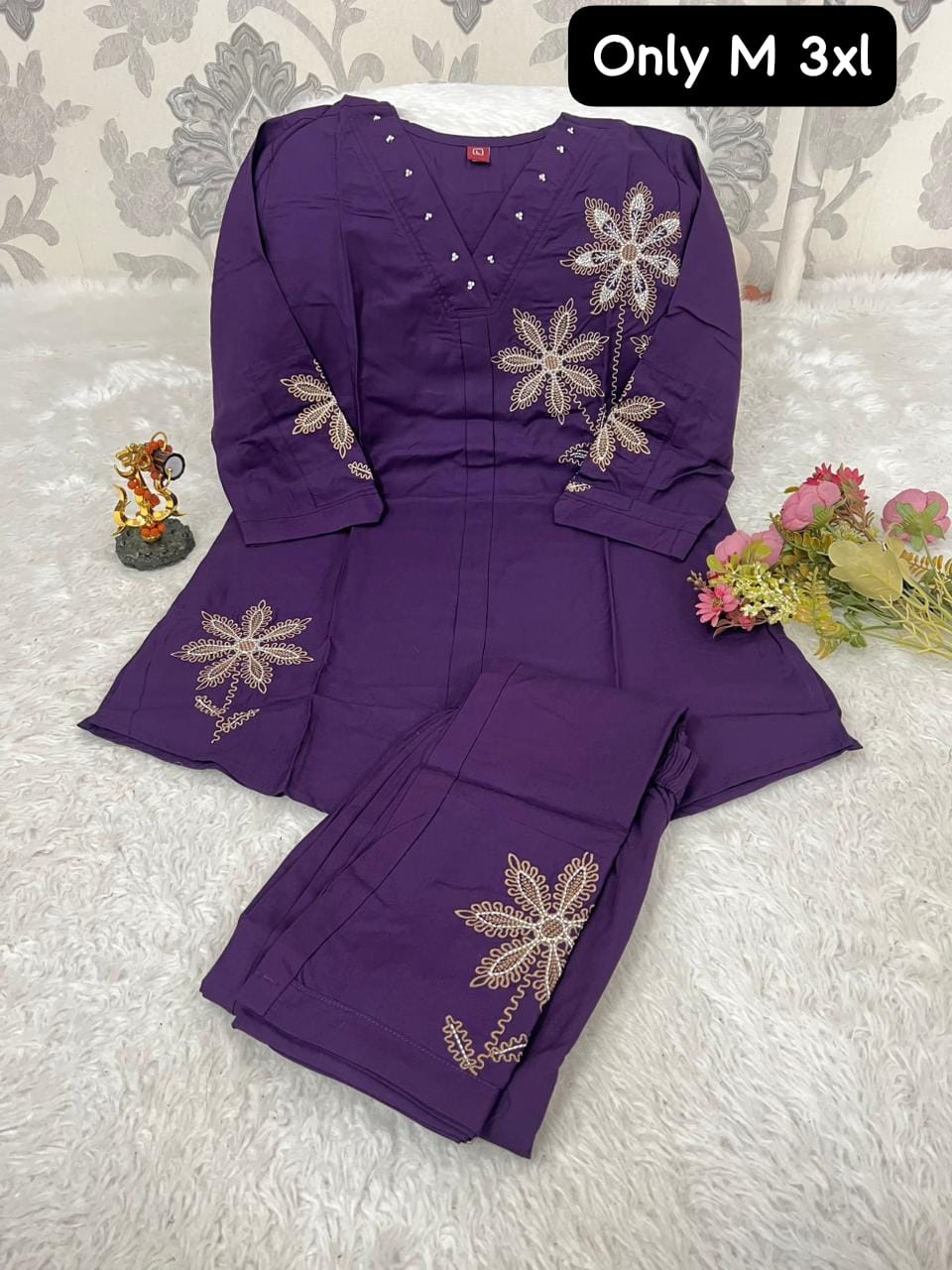 FABRIC-  HAVEY VISCOSE IMPORTED RICH LOOK  PREMIUM EMBROIDERY WORK