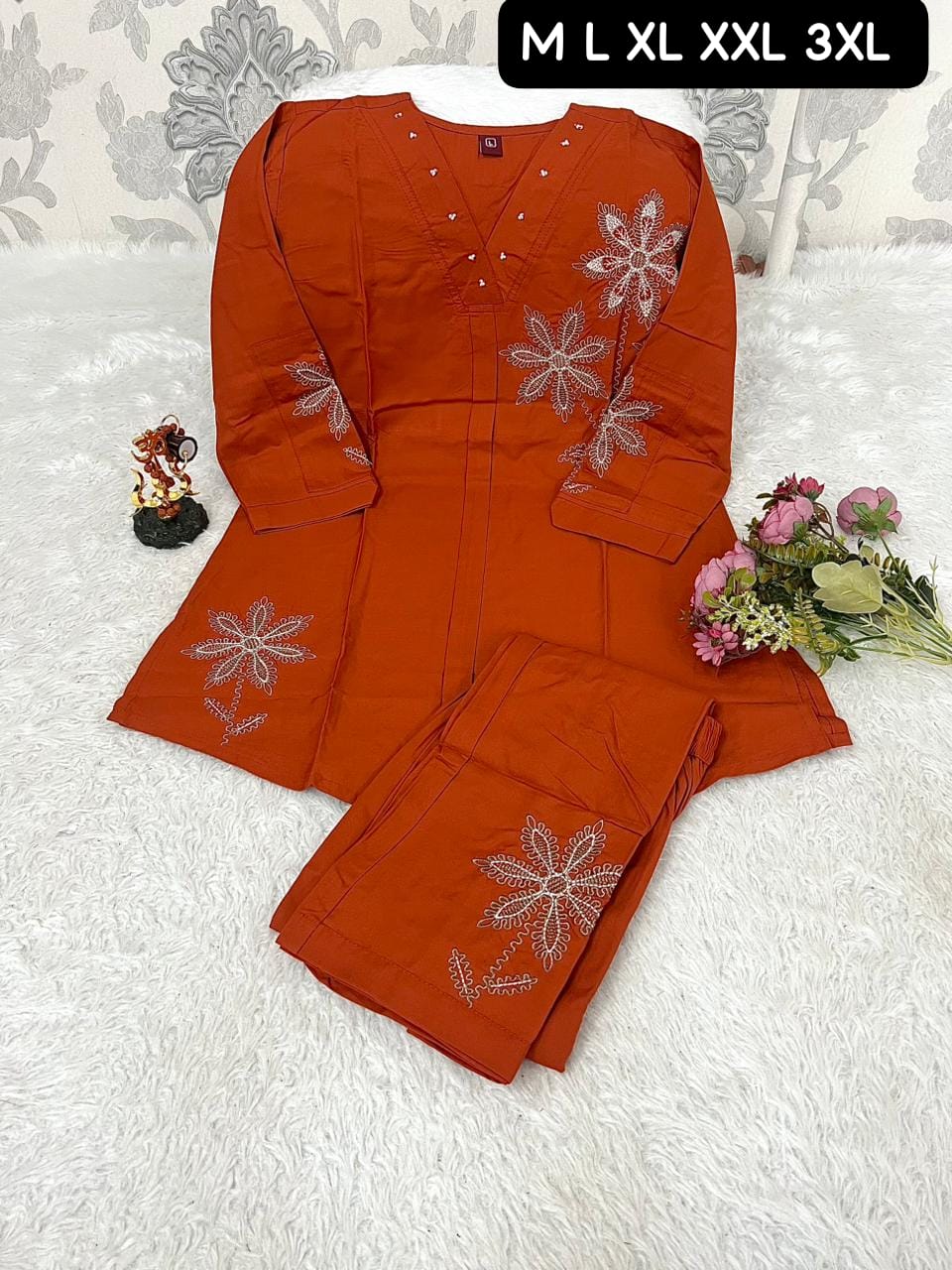 FABRIC-  HAVEY VISCOSE IMPORTED RICH LOOK  PREMIUM EMBROIDERY WORK