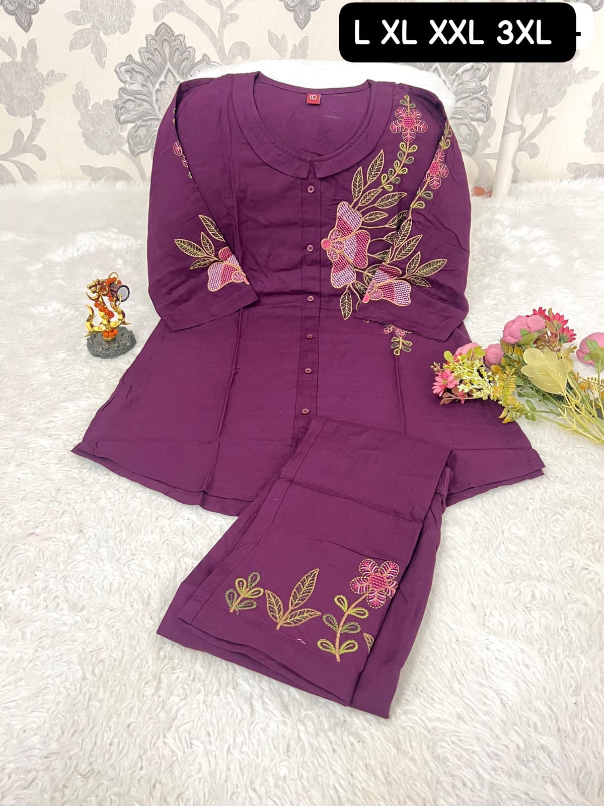 FABRIC-  HAVEY VISCOSE IMPORTED RICH LOOK  PREMIUM EMBROIDERY WORK