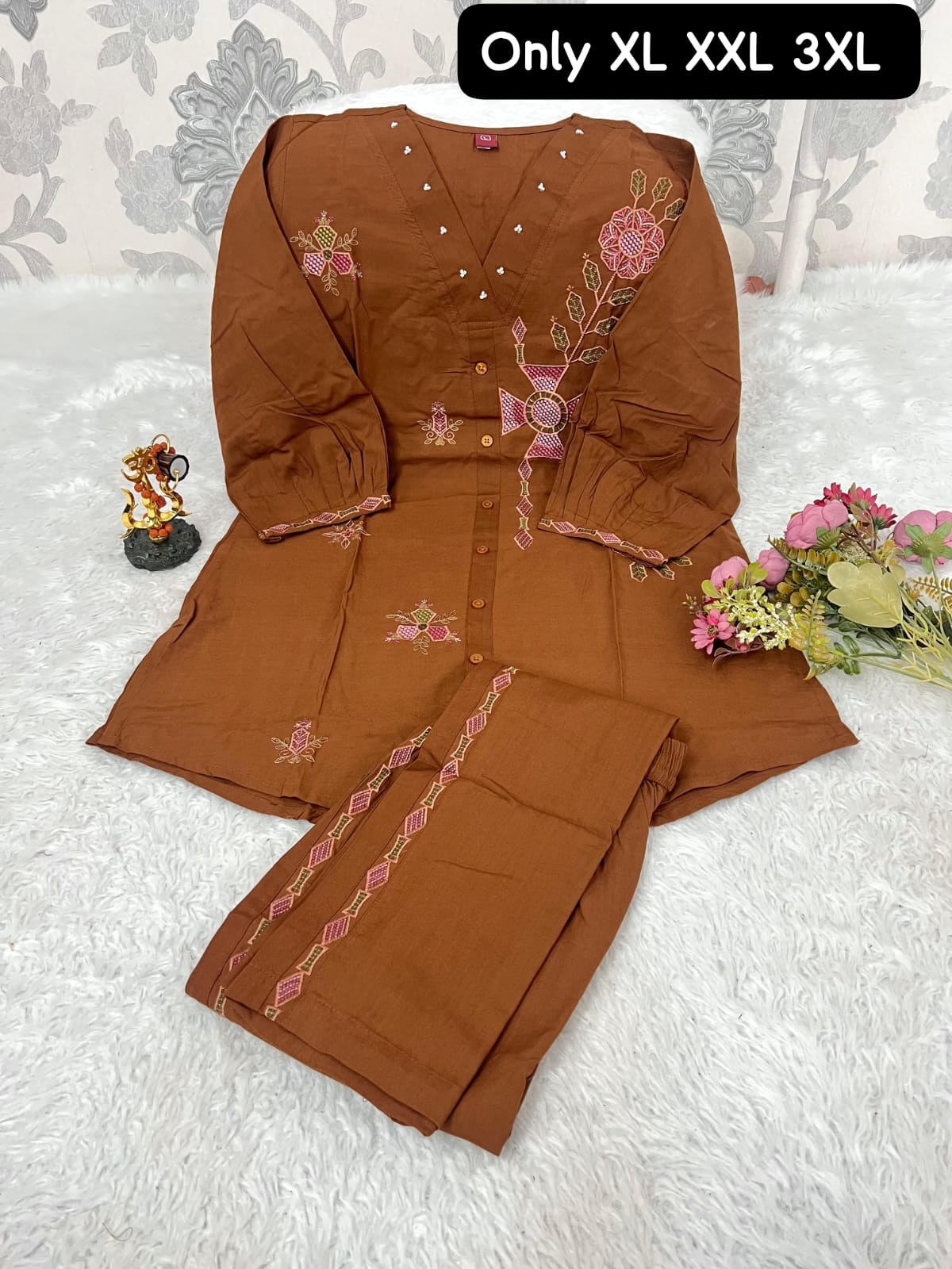 FABRIC-  HAVEY VISCOSE IMPORTED RICH LOOK  PREMIUM EMBROIDERY WORK