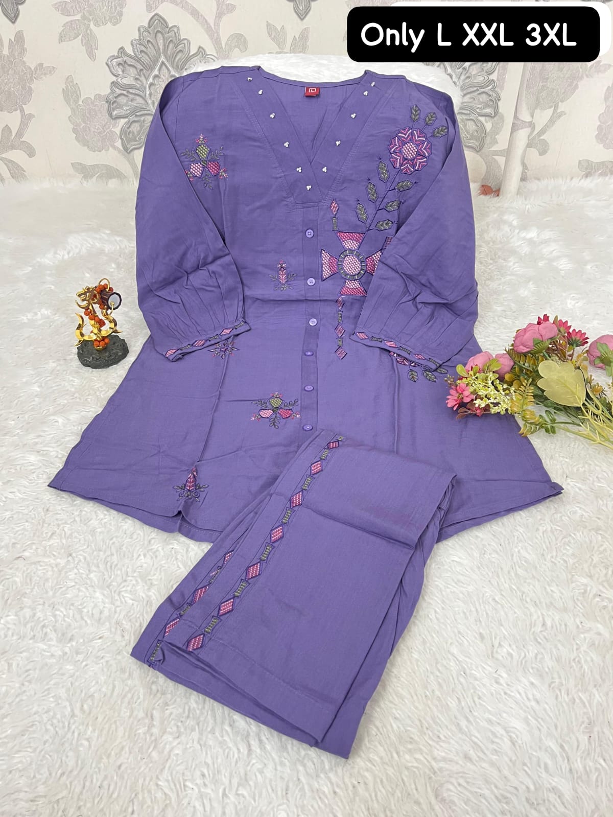 FABRIC-  HAVEY VISCOSE IMPORTED RICH LOOK  PREMIUM EMBROIDERY WORK