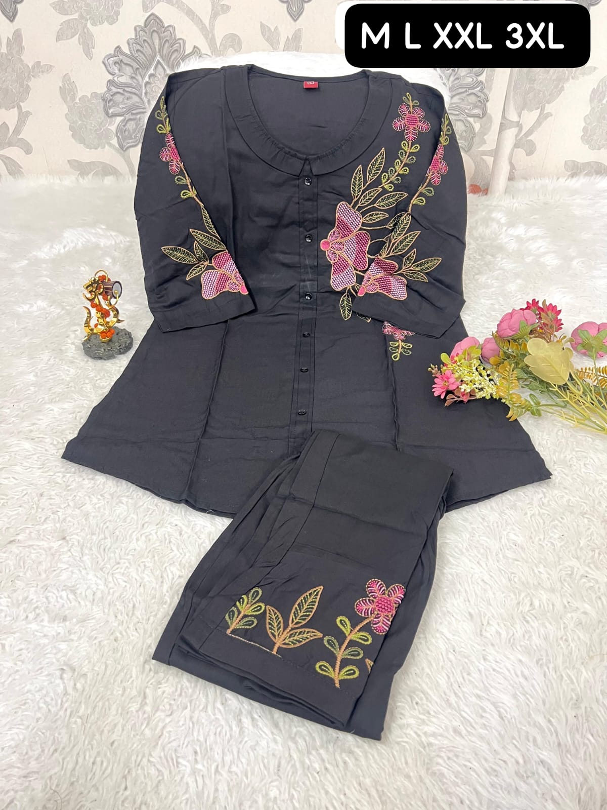 FABRIC-  HAVEY VISCOSE IMPORTED RICH LOOK  PREMIUM EMBROIDERY WORK