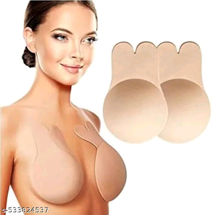 Breast Lift Nipple Covers,Adhesive Bra Instant Breast Lift Silicone Covers Pasties Tape 1 Pairs-