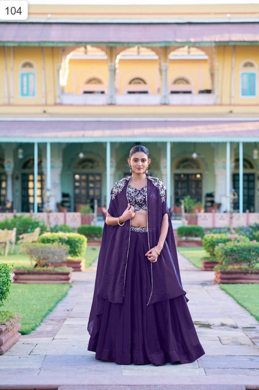 A perfect blend of tradition and trend, this lehenga reflects the beauty of culture with a modern touch that makes it truly unforgettable