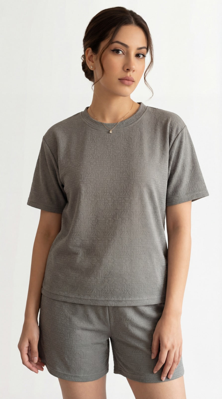 SHORTS NIGHT DRESS Dark Grey