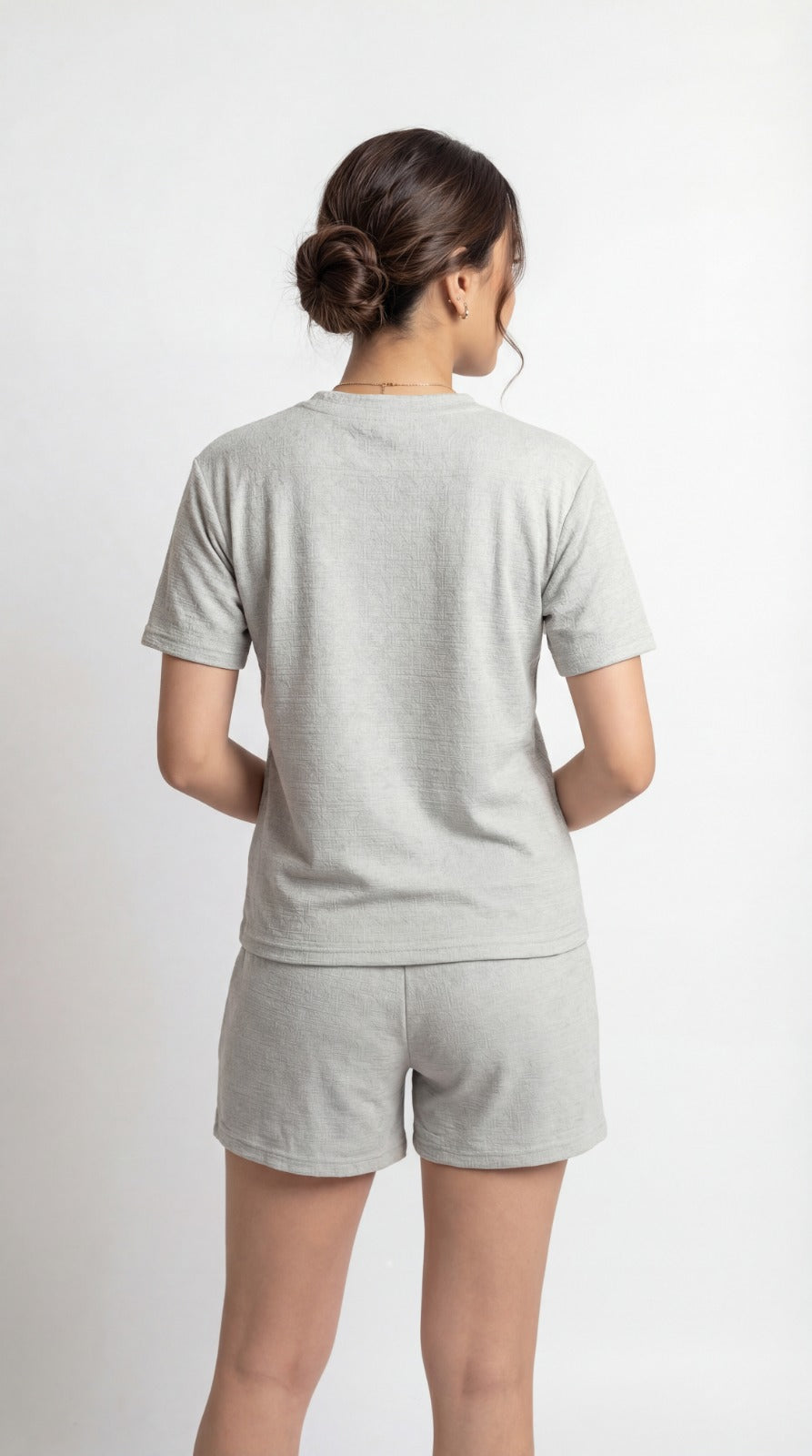 SHORTS NIGHT DRESS coffee Cream