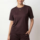 SHORTS NIGHT DRESS coffee