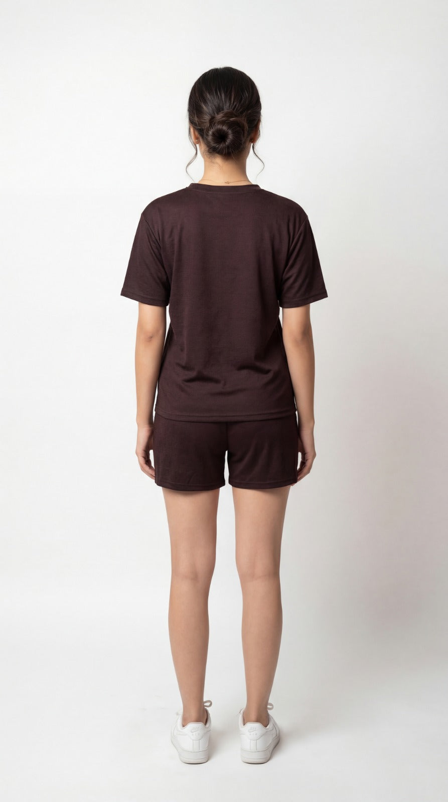 SHORTS NIGHT DRESS coffee