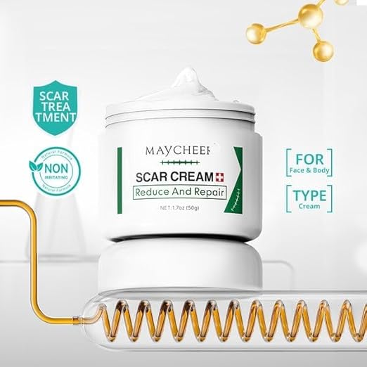 Scar cream for surgical scars | acne scar treatment scar removal sream | silicone scar cream for dark spots & acne marks | body scar repair cream