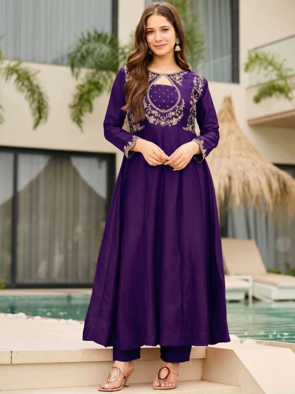 Presenting new trending high quality kurta set with attached dupatta