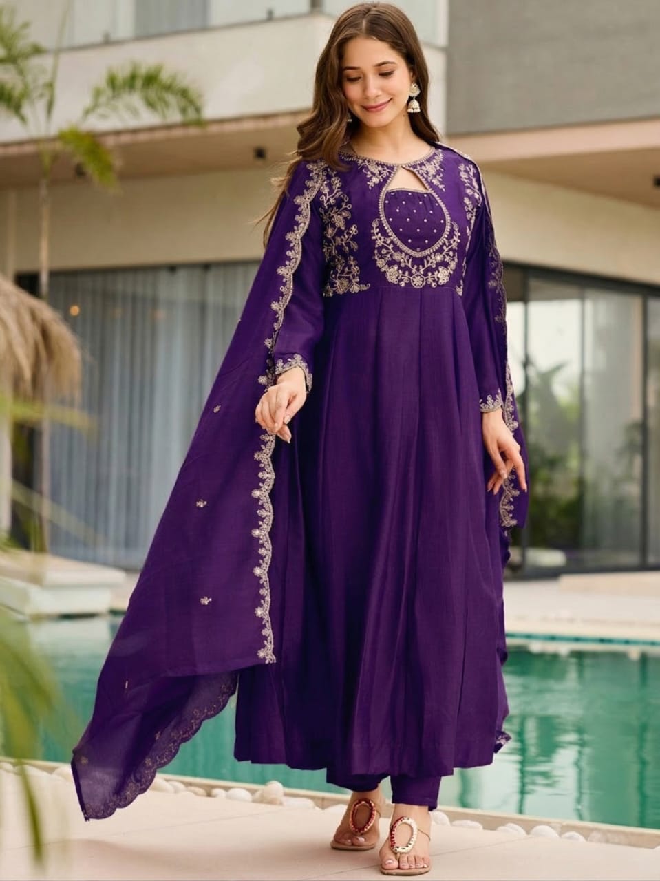 Presenting new trending high quality kurta set with attached dupatta