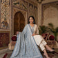 Womens Ethnic Embroidery Top Pant And Dupatta Set
