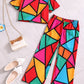 Girls Co-Ord Set | Half Sleeve Crop Top & Wide Leg Palazzo Set | Casual Wear | Soft & Comfortable | Kids Outfit
