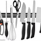 33cm Magnetic Knife Bar, Magnetic Knife Storage Strip, Magnet Kitchen Knife Holder, Knife Rack Strip Patti 13 Inch (Black)