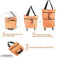 Ayuransh Expandable Shopping Trolley Bag with Wheels, Foldable, Random Patterns and Colors