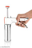 Stainless Steel Kitchen Press with 15 Different Types of Jalies, Murukku Maker/Bhujiya Maker/Noodles/Cookies/Namkeen/Chakali Maker/Sev Maker/Farsan Maker/Gathiya Maker