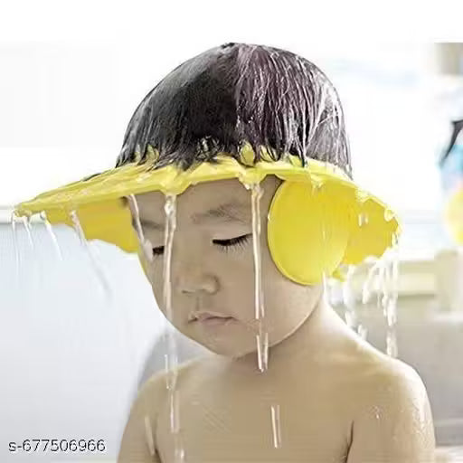 takshvfiBaby shower cap Hair Wash Cap For Children Baby Kids Safe Shampoo Shower Water Out of Their Bathing Protection For Eyes Face And Ear Bathing Baby bath Cap