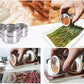 9-Pcs Stainless Steel Magnetic Spice Jars with Rack – Round Masala Containers & Spray Tins for Kitchen Storage