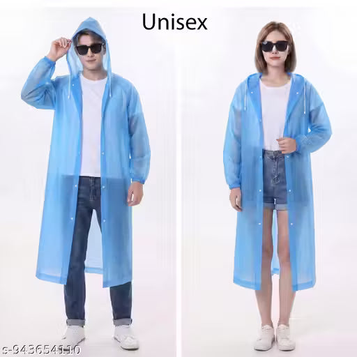 KUNDRA WATERPROOF RAINCOAT FOR MEN AND WOMEN MULTI COLOR
