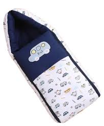 3 in 1 Baby Sleeping Bag & Carry Nest | Cotton Bedding Set for Infants & New Born Baby | Portable/Travel & Skin Friendly | 0-3 Months