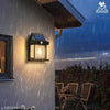 Solar Powered Wall Light with Motion Sensor | Waterproof Outdoor Solar Lamp | Decorative Balcony & Garden LED Lantern | Automatic No-Wiring ABS Body Wall Mounted Security Light