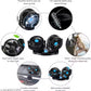 12V Dual Head Car Cooling Fan | 360° Rotatable Air Circulator | 2 Speed Adjustable Dashboard Fan | Portable Car Fan for SUV, Van & Truck (Black)