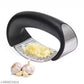 Stainless Steel Garlic Press Rocker Crusher & Mincer with Ergonomic Handle – Manual Garlic Masher for Easy Chopping & Kitchen Cooking Tool"