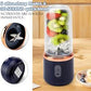 Qlect Portable Blender Electric Juicers Fruit Mixers USB Rechargeable Smoothie Mini Personal Juicer 6 Blades 3Gears With 1800 Mah Rechargeable Battery-Smoothie Blender