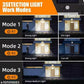 Solar Powered Wall Light with Motion Sensor | Waterproof Outdoor Solar Lamp | Decorative Balcony & Garden LED Lantern | Automatic No-Wiring ABS Body Wall Mounted Security Light