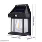 Solar Powered Wall Light with Motion Sensor | Waterproof Outdoor Solar Lamp | Decorative Balcony & Garden LED Lantern | Automatic No-Wiring ABS Body Wall Mounted Security Light