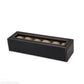 ZENWOOD Leatherette Unisex 6 Slots Watch Box Case in Black and Beige Color (without Watches)