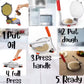 Stainless Steel Puri Press Machine with Handle