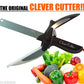 Clever Cutter- 2 in 1 Food Chopper/Slicer/Dicer Vegetable and Fruit Cutter Kitchen/Scissors Knife
