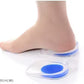 HINSHOZ Gel Heel cups Silicon Heel Pad for Heel Ankle Pain, Heel Spur Shoe Support Pad for Men and Women Shock Cushion Pad for Heels Cushion Heel (1 PAIR)