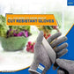 FreshDcart Premium Protective Kitchen Knife Cut Resistant Safety Gloves for Women - Anti Cut, Hand Cutting Protector with Puncture Resistance