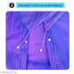 KUNDRA WATERPROOF RAINCOAT FOR MEN AND WOMEN MULTI COLOR