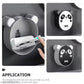 NEXTGEN Plastic Cute Panda Soap Box – Wall Mounted Flip-Top Drain Soap Case | No Drilling, Waterproof Bathroom Storage Box for Soap, Towels & More
