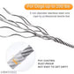 (PACK OF 1) 17.4FT/5.3M Stainless Steel Clothes Lines for Hanging Clothes Outside - Clothesline Heavy Duty for Wire Curtain Hanging - Windproof Anti-sag Multipurpose Outdoor Clothesline